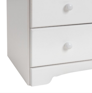 Nordic 2 Door 2 Drawer Wardrobe - White 14656670