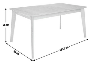 Habitat Callan Extending Wood Veneer 4-6 Seater Dining Table 14840132