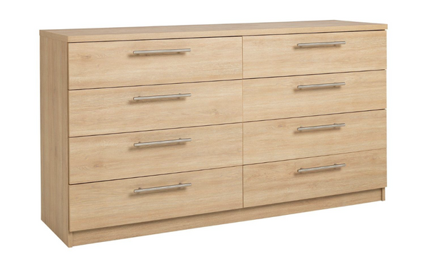 Brisbane 8 Drawer Chest - Oak 15822245