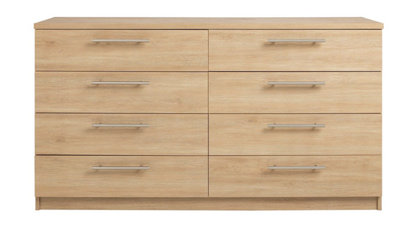 Brisbane 8 Drawer Chest - Oak 15822245