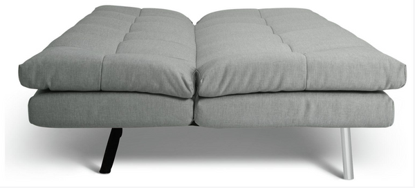 Nolan Fabric 3 Seater Clic Clac Sofa Bed-Grey 17233227