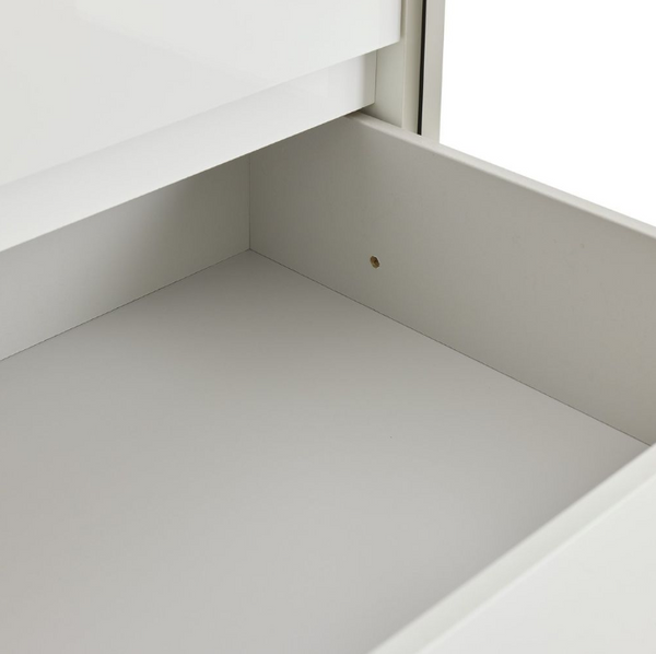 Tvilum  Naia 2 Door 3 Drawers Wardrobe - White Gloss 17313714
