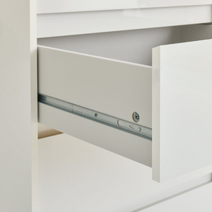 Tvilum  Naia 2 Door 3 Drawers Wardrobe - White Gloss 17313714