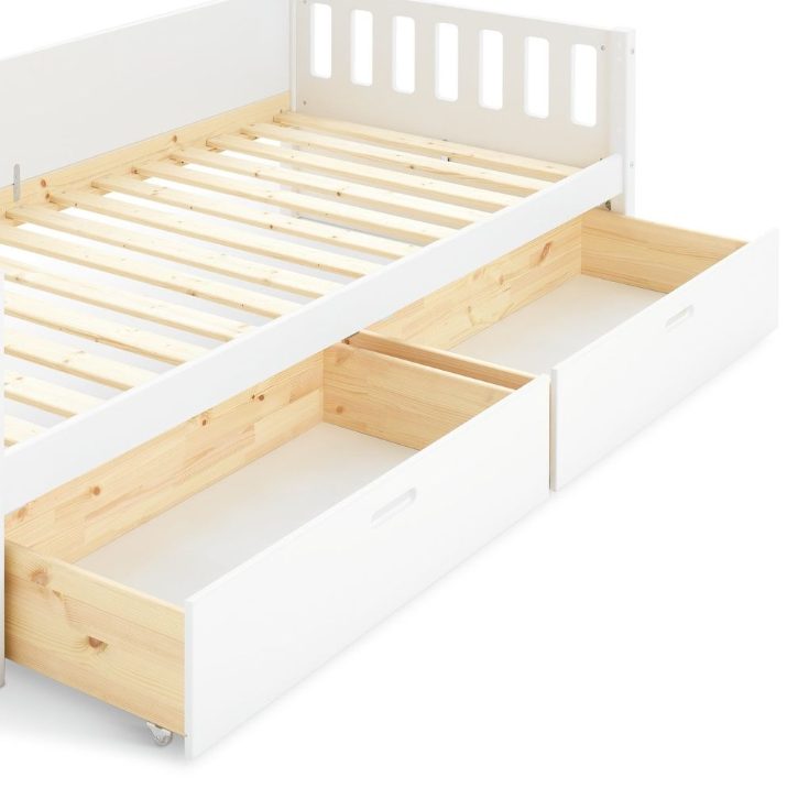 Habitat Kids Ronnie Single Day Bed & Drawer - White 17319684