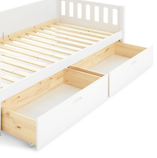 Habitat Kids Ronnie Single Day Bed & Drawer - White 17319684
