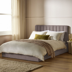 Argos Home Pandora Small Double End Lift Ottoman Bed - Taupe 17333093
