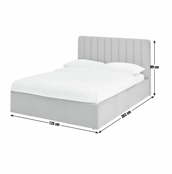 Argos Home Pandora Small Double End Lift Ottoman Bed - Taupe 17333093
