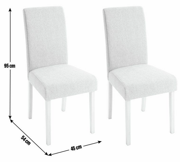Midback Pair of Velvet Dining Chair - Black 17448782
