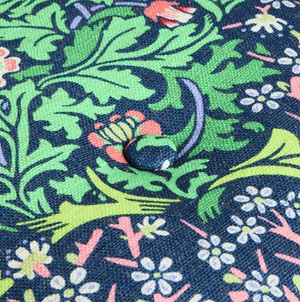 Habitat x Morris & Co. Merton Blackthorn Fabric Footstool 17673674