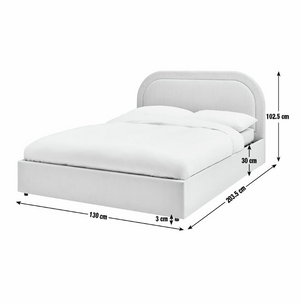Habitat Ashford Small Double End Lift Ottoman Bed - Grey 17800698