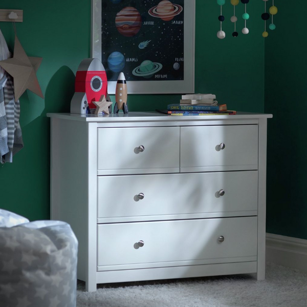 Habitat Brooklyn 4 Drawer Chest - White 18153461