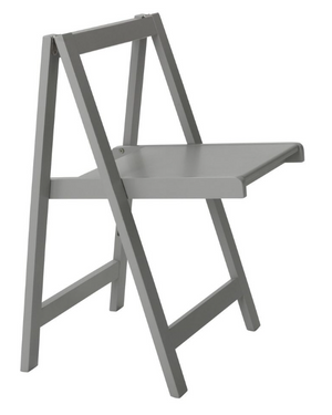 Butterfly Ext Grey Dining Table & 4 Grey Chairs 18461634