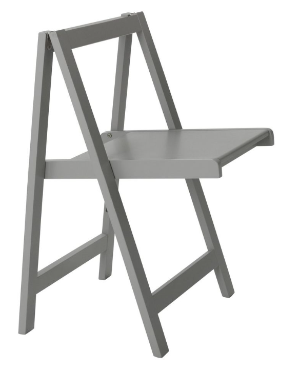 Butterfly Ext Grey Dining Table & 4 Grey Chairs 18461634