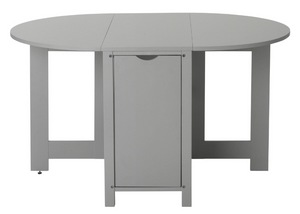 Butterfly Ext Grey Dining Table & 4 Grey Chairs 18461634