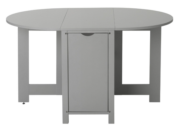 Butterfly Ext Grey Dining Table & 4 Grey Chairs 18461634