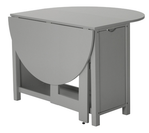 Butterfly Ext Grey Dining Table & 4 Grey Chairs 18461634