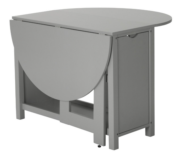 Butterfly Ext Grey Dining Table & 4 Grey Chairs 18461634
