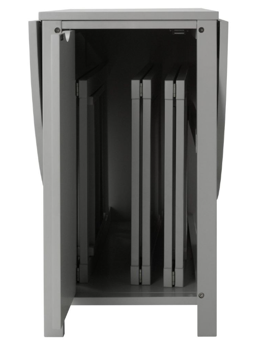 Butterfly Ext Grey Dining Table & 4 Grey Chairs 18461634