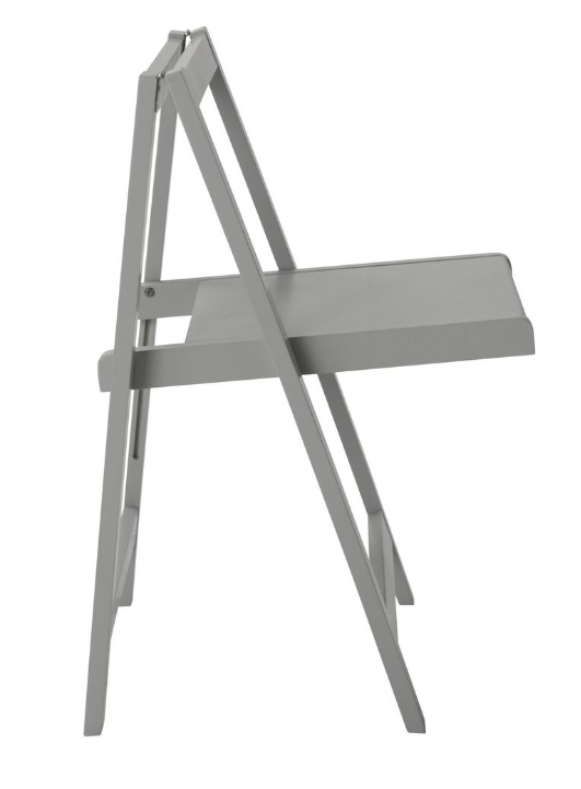 Butterfly Ext Grey Dining Table & 4 Grey Chairs 18461634
