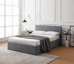 Heathdon Small Double Ottoman Bed Frame- Grey 19540554