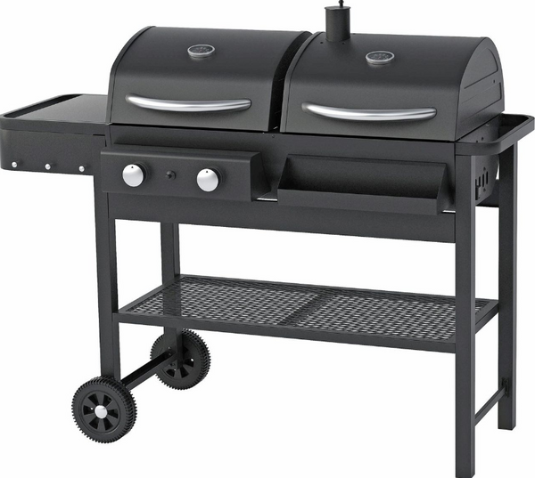 2 Burner Gas And Charcoal BBQ 12066004