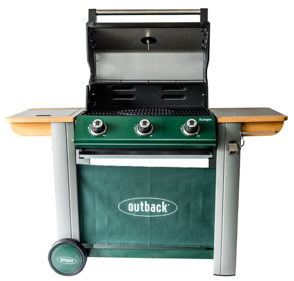 Outback Ranger 3 Burner Gas and Charcoal BBQ 17635564