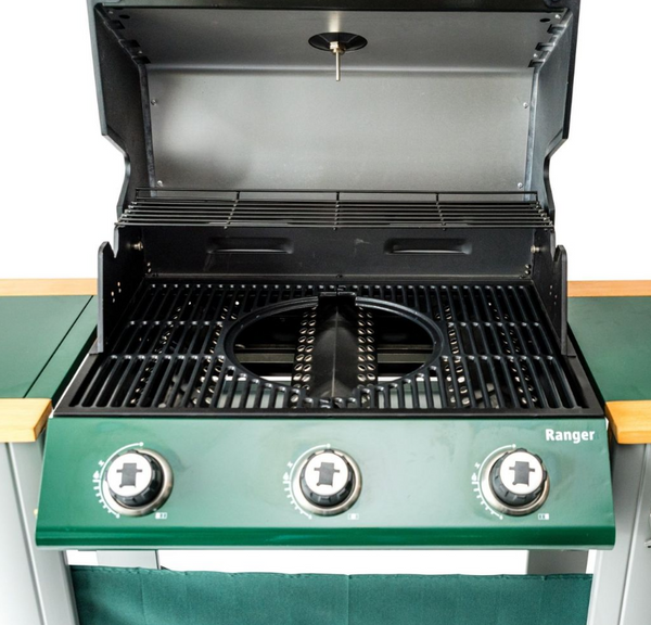 Outback Ranger 3 Burner Gas and Charcoal BBQ 17635564