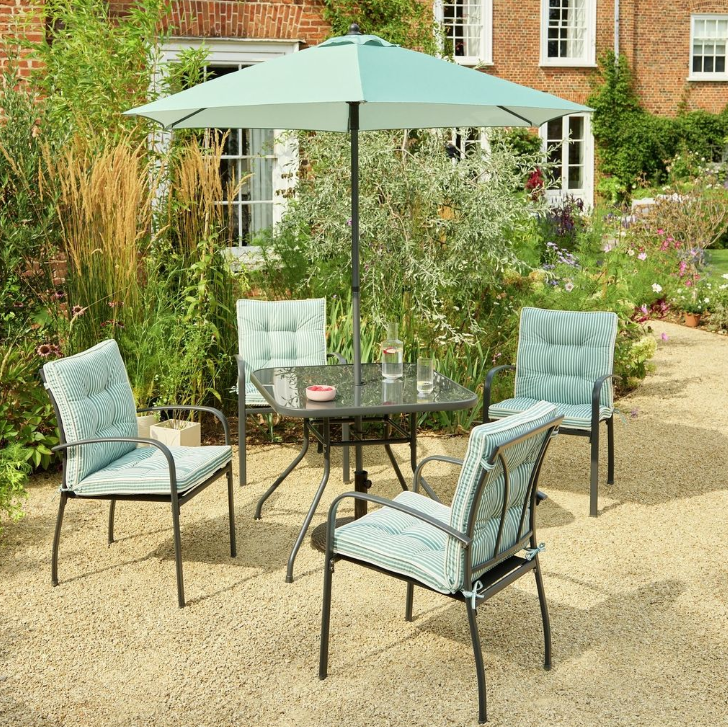 Classic 4 Seater Metal Patio Set 17742392