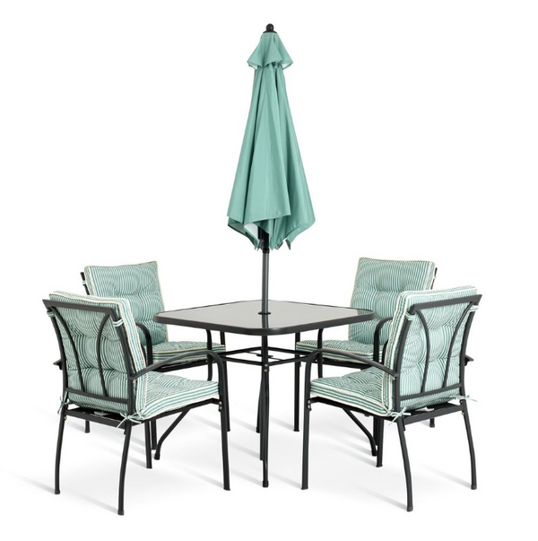 Classic 4 Seater Metal Patio Set 17742392