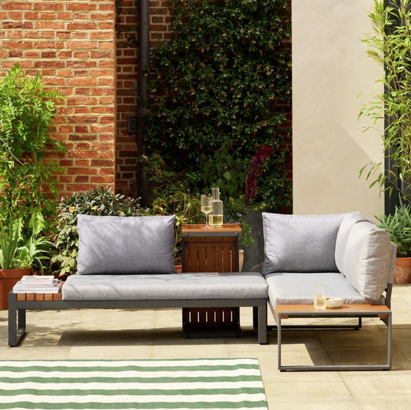 Habitat Multi Way Garden Modular 4 Seater Sofa Set - Grey 17861046
