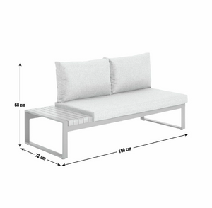 Habitat Multi Way Garden Modular 4 Seater Sofa Set - Grey 17861046