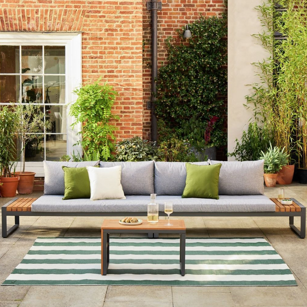 Habitat Multi Way Garden Modular 4 Seater Sofa Set - Grey 17861046