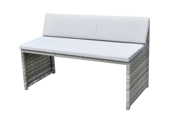 8 Seater Space Saving Rattan Effect Patio Set 18563350