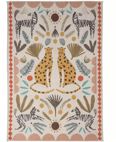 Habitat Global Animal Print Natural Cut Pile Rug - 120x170cm 19333871