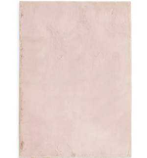 Habitat Cosy Soft Blush Short Pile Rug - 170x120cm 15662467