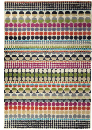 Habitat Bloomsbury Geometric Wool Cut Pile Rug - 140x200cm 19149625