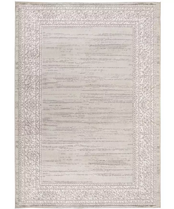 Home Vintage Border Cream Cut Pile Rug - 160x230cm 17794436