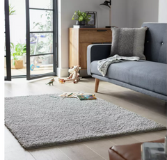 Habitat Cosy Dove Grey Shaggy Rug - 160x230cm 19342257