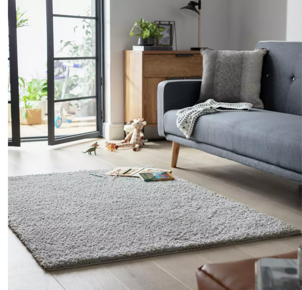 Habitat Cosy Dove Grey Shaggy Rug - 160x230cm 19342257