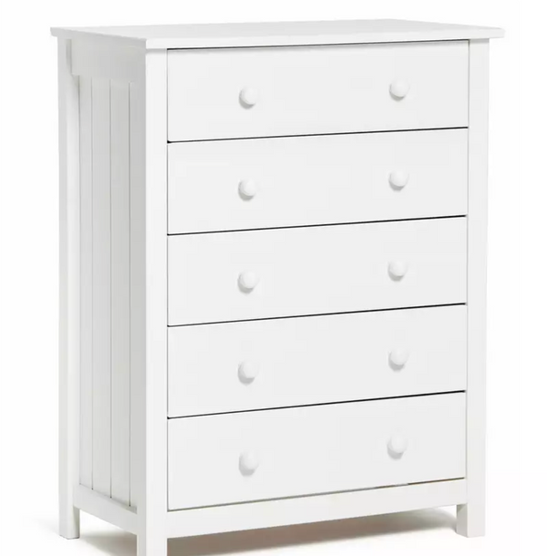 Home Scandinavia 5 Drawer Chest - White 16065434