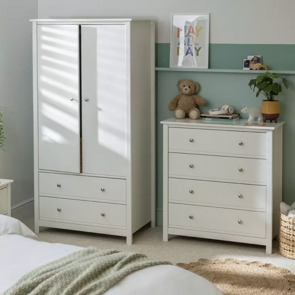 Habitat Brooklyn 3 Piece 2 Door Wardrobe Set - White 8101406