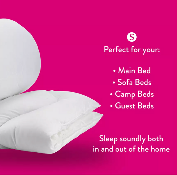 Slumberdown Soft & Huggable 2cm Mattress Topper - Single 12005278