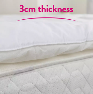 Slumberdown Soft & Huggable 2cm Mattress Topper - Single 12005278