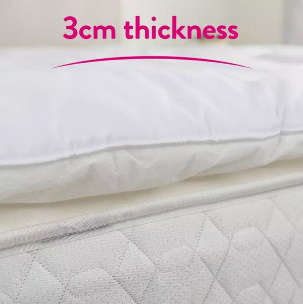 Slumberdown Soft & Huggable 2cm Mattress Topper - Single 12005278