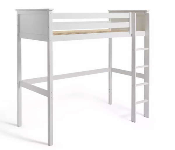 Habitat Brooklyn High Sleeper Bed Frame - White 16018137