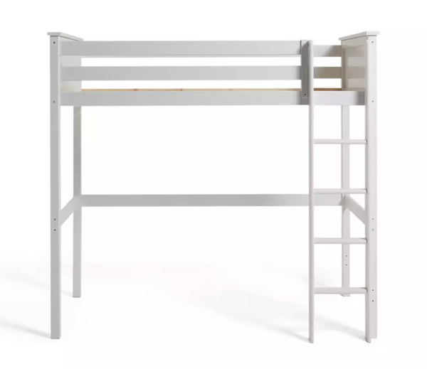 Habitat Brooklyn High Sleeper Bed Frame - White 16018137