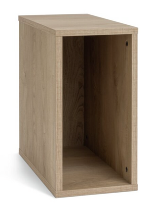 Habitat Rubrics Modular Single Small Shelf Unit - Oak