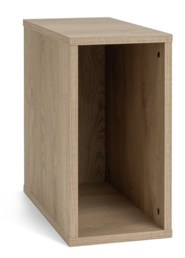 Habitat Rubrics Modular Single Small Shelf Unit - Oak