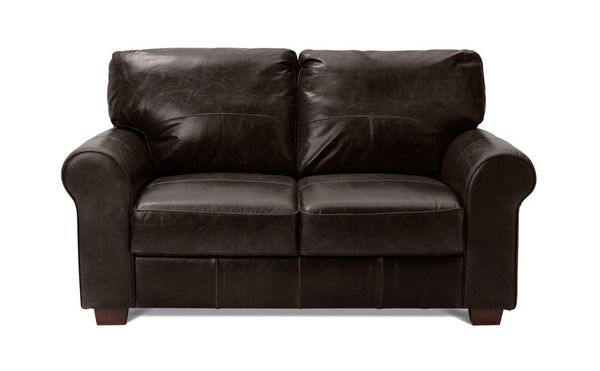 Salisbury Leather 2 Seater Sofa - Chocolate 13336348