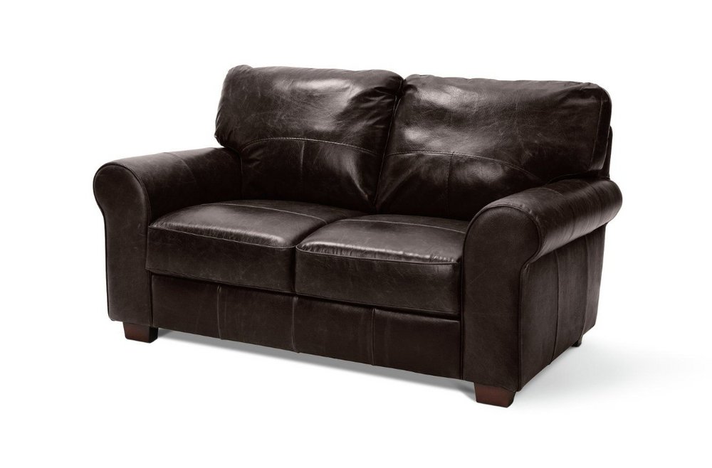Salisbury Leather 2 Seater Sofa - Chocolate 13336348